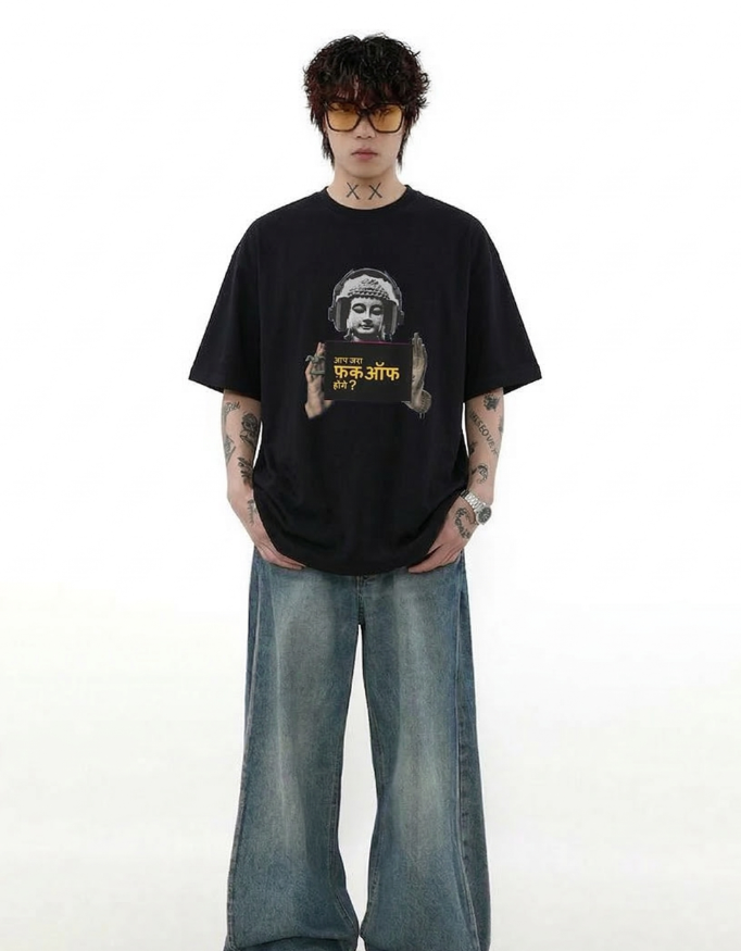 BHUDDA-Unisex Oversized Standard T-Shirt
